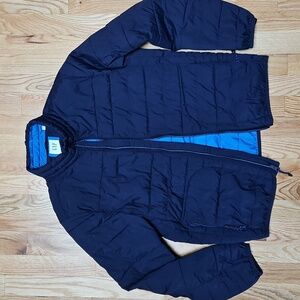 GAP Men's S Navy Puffer Down Coat